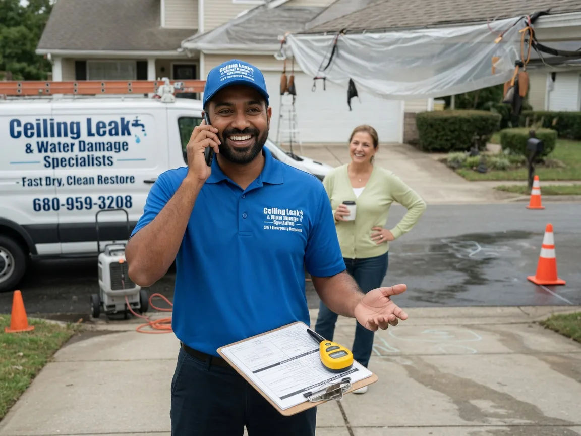 Ceiling Leak Cleanup Vancleve, KY FAQs